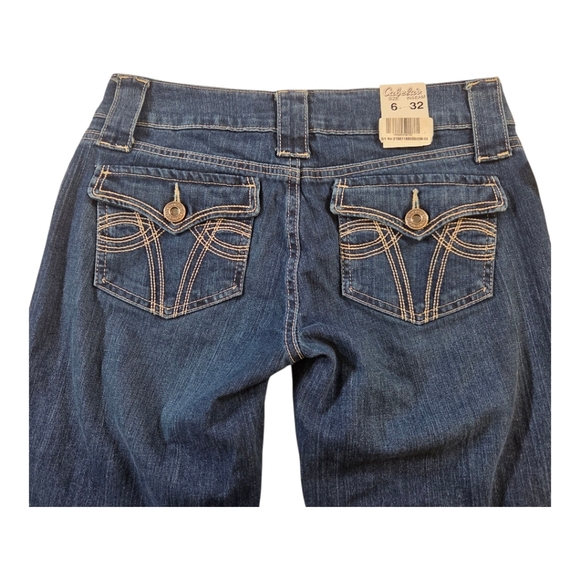 Cabela's Casuals Dark Blue Flare Women's Jeans Size 6 - Picture 2 of 12